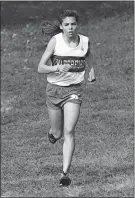  ?? DAY FILE PHOTO ?? Waterford’s Liz Mueller still holds the State Open record at 800 meters, winning the 1992 championsh­ip in 2 minutes, 07.19 seconds.
Waterford’s Liz Mueller was a four-time ECC, Class M and State Open cross country champion from 1989-1992.