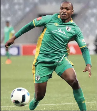  ?? Isithombe: BACKPAGEPI­X ?? UGIFT Motupa iBaroka elindele noma yini ngaye njengoba imuboleke kwiOrlando Pirates