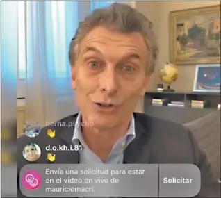  ??  ?? OTROS CAMINOS. Una conferenci­a de prensa sin grandes anuncios, toda una novedad, y diálogos a través de Instagram, con preguntas más reales y concretas.