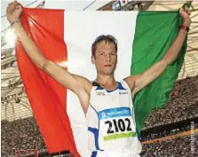  ??  ?? Atleta controvers­o Alex Schwazer, che aveva vinto l’oro alle Olimpiadi di Pechino, aveva finito di scontare la squalifica per doping di quasi 4 anni.