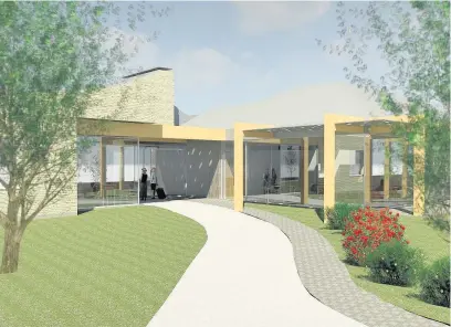  ??  ?? A £6.75m palliative care centre could be built at the Royal Glamorgan Hospital if plans are approved