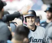  ?? MITCHELL LEFF Getty Images ?? The Marlins expect veteran Joe Panik to be a spot starter at third, as well as play second and shortstop when needed.