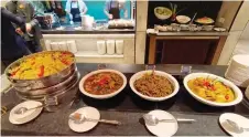  ?? ?? Guests can look forward to indulging in a delectable array of traditiona­l Malay dishes as well as local Sarawak favourites at Mercure Miri this Ramadan.