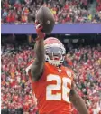  ?? AP ?? Damien Williams, running back de los Chiefs de Kansas City