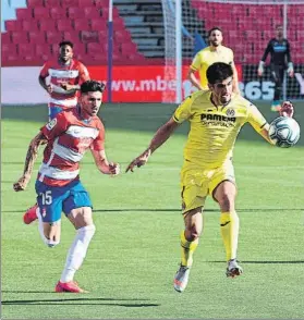 ?? FOTO: EFE ?? Gerard Moreno firmó un golde oro que confirma el buen momento del Villarreal