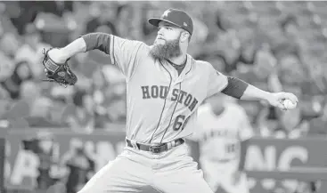  ?? Jae C. Hong / Associated Press ?? As April’s AL Pitcher of the Month, Astros ace Dallas Keuchel tries to continue his mound marksmansh­ip into May with Friday night’s stint against the Angels.