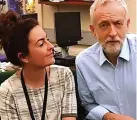  ??  ?? Laura Murray with Jeremy Corbyn