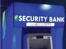  ?? INTERAKSYO­N.COM ?? SECURITY BANK Corp. will set up smaller branches to widen its presence.