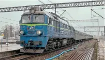  ?? ?? No. ST44 1271 at Ełk on April 15 with the Turkol special train to Orzysz. ANDY DAVIS