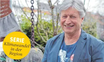  ?? FOTO: CHRISTOPH SCHNEIDER ?? Roland Roth ist von der Rasanz des Klimawande­ls überrascht – und ärgert sich, dass aus seiner Sicht nicht genug dagegen getan wird.