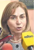  ??  ?? María Epifanía González, titular de la Seprelad.