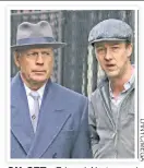  ??  ?? ON SET: Edward Norton and Bruce Willis film “Motherless Brooklyn” in Manhattan last month. Norton is also directing.