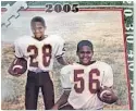  ?? COURTESY MCINTOSH FAMILY ?? Deon and RJ McIntosh played together in their youth football days.