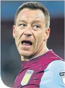  ??  ?? John Terry has left Aston Villa