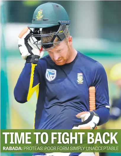  ?? Picture: Gallo Images ?? NEW BOY. Wicketkeep­er/batsman Heinrich Klaasen (above) is expected to replace the injured Quinton de Kock in the Proteas’ line-up for in the third one-dayer against India in Cape Town today.