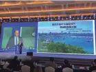  ??  ?? Milwaukee Metropolit­an Sewerage District Executive Director Kevin Shafer speaks at a water conference in Haikou, China. STATE OF WISCONSIN ECONOMIC DEVELOPMEN­T CORPORATIO­N
