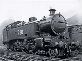  ?? RAIL ARCHIVE STEPHENSON ?? Could one of Maunsell’s handsome, and unfairly maligned, ‘River’ tanks be recreated one day? SECR ‘K’ class 2-6-4T No. 790 poses at Bricklayer­s Arms shed circa 1923.