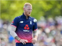  ?? (Getty) ?? Stokes has suffered a stiff back since the end of the ODI series