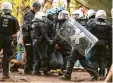  ?? Foto: dpa ?? Der Räumungsst­opp im Hambacher Forst ist aufgehoben.