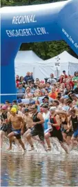  ?? Foto: Hochgemuth ?? Der Kuhsee‰Triathlon kann in gewohnter Manier ablaufen.