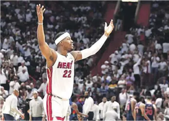  ?? ?? Jimmy Butler es el líder del equipo de los Heat de Miami.