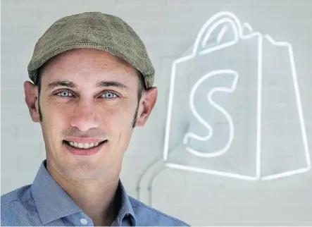  ?? PAUL CHIASSON/THE CANADIAN PRESS FILES ?? Shopify CEO Tobi Lutke is urging the government to do a better job of helping fast-growing technology companies scale up. Although Canada has a rich startup ecosystem, only 0.2 per cent of Canadian technology companies are large.
