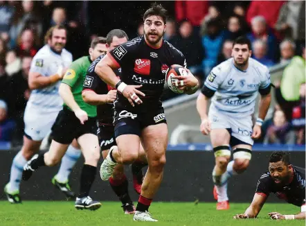  ?? Photo Icon Sport ?? L’Argentin Facundo Isa a montré de très belles choses pour son premier match de Top 14 face à Montpellie­r.