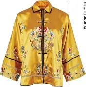  ??  ?? Yellow kimono, £69, topshop.com