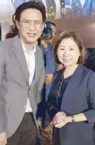  ??  ?? Steven Tan and SM Investment­s vice chair Tessie Sy-Coson.