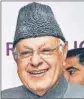  ??  ?? Farooq Abdullah