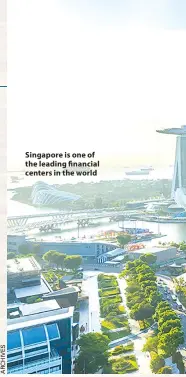  ?? ?? Singapore is one of the leading financial centers in the world