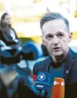  ?? Foto: Vojinovic, dpa ?? Außenminis­ter Heiko Maas verspricht Griechenla­nd Hilfe.