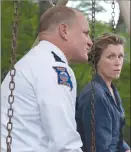  ??  ?? This image released by Fox Searchligh­t shows Woody Harrelson, left, and Frances McDormand in a scene from “Three Billboards Outside Ebbing, Missouri.”