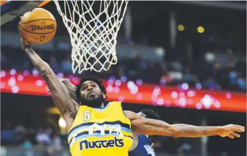  ?? Brent Lewis, The Denver Post ?? Will Barton, who give the Nuggets instant offense, says, “I’m a guy who wants the ball in his hands, especially in the clutch.”