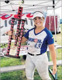  ?? SUBMITTED ?? Heather Drake won the National Slo-Pitch Athletics Enterprise of Canada (NSA) Canadian World Series with Nova Scotia’s Recoil team last weekend in Hamilton, Ont.