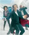  ??  ?? The Christmas special was an opportunit­y to wallow in some selfrevere­ntial timey-wimey antics.