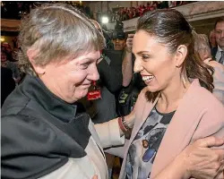  ?? PHOTO: DAVE ROWLAND / GETTY IMAGES ?? Former New Zealand leader Helen Clark with Prime Minister Jacinda Ardern.