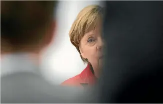  ?? REUTERS ?? German chancellor Angela Merkel has been gathering intelligen­ce from the UK, according to a report.