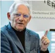  ?? Foto: dpa ?? An ihm prallen die Wünsche ab: Finanz minister Wolfgang Schäuble.