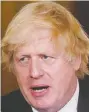  ??  ?? Boris Johnson