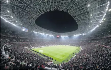  ??  ?? Panorámica del Puskas Arena de Budapest, escenario de la final de la Supercopa de Europa.