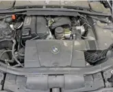  ??  ?? Here is the N46 engine in a 2007 320i. While technicall­y improved, the N46 seems more prone to oil leaks – it has been said that they run hotter for emissions and the rubber gaskets have a harder time.