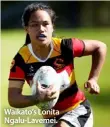  ??  ?? Waikato’s Lonita Ngalu-Lavemei.