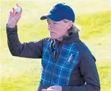  ??  ?? Europe captain Catriona Matthew at Gleneagles.