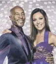  ??  ?? 0 Actor Danny John-jules and dance partner Amy Dowden