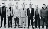  ?? ?? Elazığ TSO Başkanı İdris Alan, M. Bulut İnşaat yönetim kurulu başkanları Mustafa Bulut ve Mehmet Bulut’tan inşası süren New Point hakkında bilgi aldı.