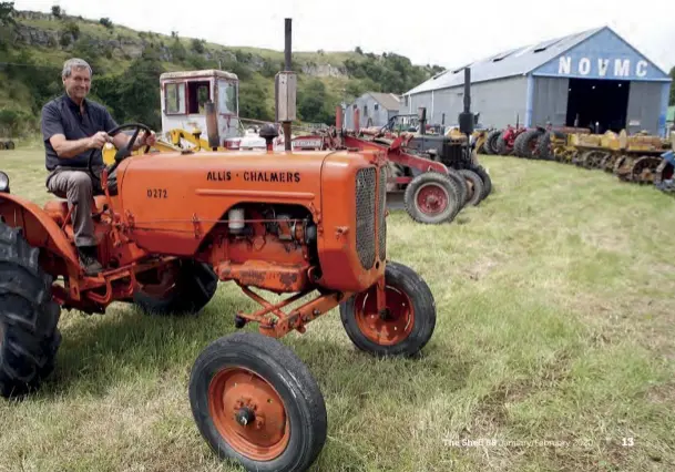  ??  ?? Below: Colin often displays his farm machinery at the North Otago Vintage Machinery Club at Clarks Mill, Maheno