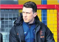  ??  ?? EURO SWEAT Ryan Jack was on the sidelines in Dingwall