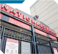  ?? / FOTO: AFP ?? El Nationals Park permanecer­á cerrado este fin de semana.