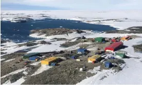  ?? Photograph: Australian Antarctic Division/Reuters ?? An expedition member has fallen ill at the remote Casey research station in Antarctica.